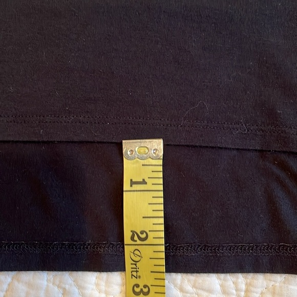 SOMA Sleep Shirt Gown 3/4 Sleeve Small Black Blue Print Soft Lightweight Lounge - Picture 9 of 16